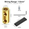 Linkstyle 10PCS 10AWG Wire Connector Nut Kit, 60A 16-10 Gauge