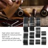 10pcs Leather Punch Incisive Thick Shallow Circle Shape High Carbon