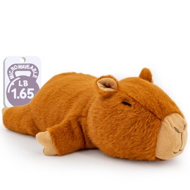 MARYSUN Microwaveable Capybara Stuffed Animal - Weighted Stuffed Animal Plush, Heating Pad, Cozy Gift for Girls|Women|Kids|Elder People