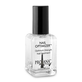 Prolana Optimizador de uñas, capa base extra fuerte fortalecedora de uñas para uñas débiles y dañadas, crecimiento de uñas, uñas quebradizas, detiene 