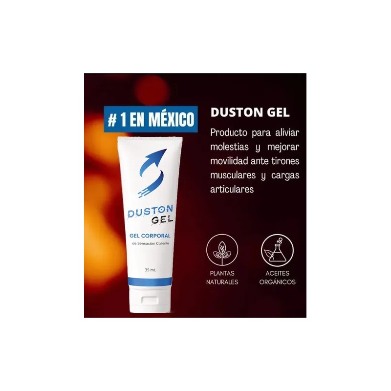 Duston Gel Corporal Tubo Sensación Caliente Efectivo 35ml