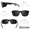 XYNISQ Protective Glasses, Anti-Fog, For Work, Pollen Glasses, Side Shield,
