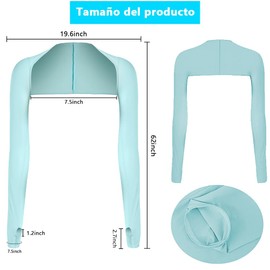 LONGLIV Mangas Para Brazos de Chal UV Mujer, 4 Par Mangas para Sol Deportivas, Transpirable, Refrescante, para Golf Conducir Correr Senderismo Bicicleta Ciclismo