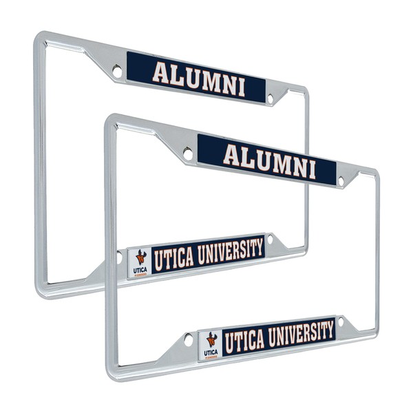 Desert Cactus Utica College Car Accessories Metal License Plate Frame