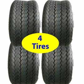Tiresave (4) 18x8.50-8 Standard OEM Size Golf Cart Tires Fits  EZGO Club Car Yamaha