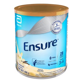 Suplemento En Polvo Ensure Sabor Vainilla En Lata De 400g