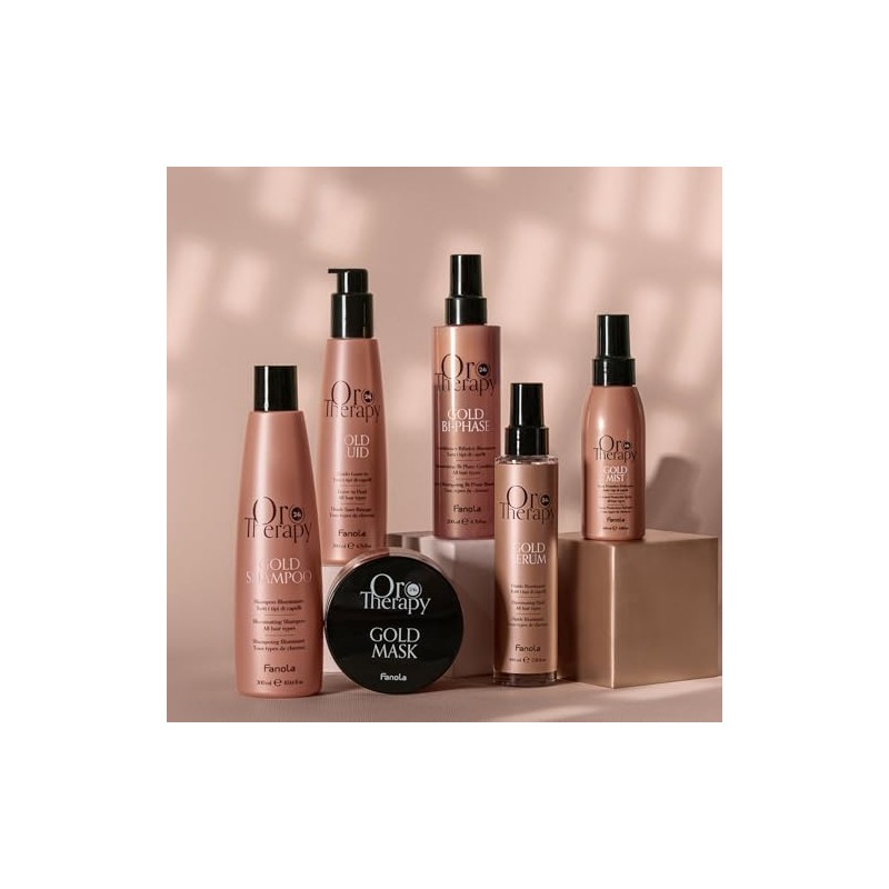 Fanola Sérum Capilar Bifásico Oro Therapy Con Queratina, Aceite De