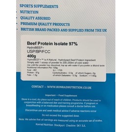 Hydro Beef + Protein - Hydrolyzed Beef Peptide Protein - HydroBeef+™ Isolate (100g)