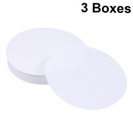 Gatuida Medium Rate Qualitative Filter Paper Premium Quality Discs for School Laboratory Use Efficient Particle Retention Lightweight Design White