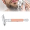 Double Edge Safety Razor Long Handle Zinc Alloy Manual Safety