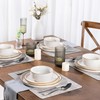 GBHOME Ceramic Dinnerware Sets for 6, 18 Pieces Stoneware Plates