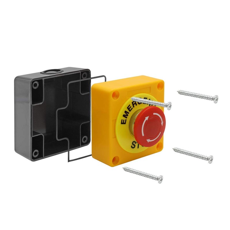 AC660V 10A - Interruptor de botón de parada de emergencia