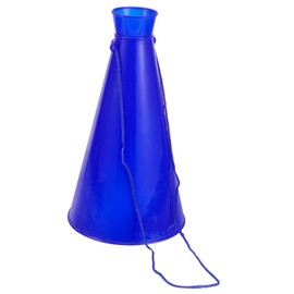 Supvox Blue Megaphone for Parties, Poor Maker for Sports Events, Festivals and Celebrations, Megaphone for Cheering and Mood Generation, Lightweight and Handy
