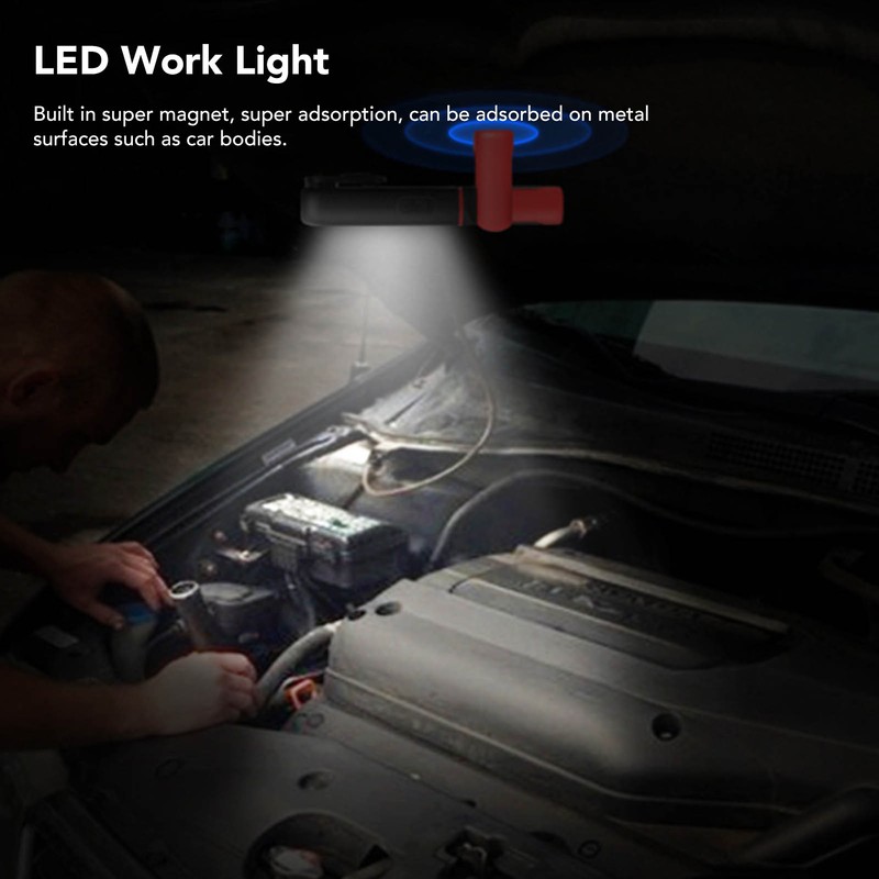 LED Work Light Magnetic 360 Degree Rotatable High Brightness Rechargeable