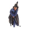 Blue Hanging Horror Witch Decorative Voice Control Hanging Prop Decoration