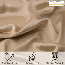 Celestial Silk 100% Silk Pillowcase for Hair Zippered Luxury 25 Momme Mulberry Silk Charmeuse Silk on Both Sides of Cover -Gift Wrapped- (Standard, Dark Taupe)