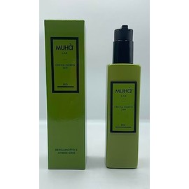 MUHA' | Bio-Körpercreme, Duft Haut und Himbeere, feuchtigkeitsspendend mit beruhigender Wirkung, geeignet für empfindliche und empfindliche Haut, Format 230 ml
