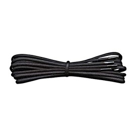 Fabmania Black Waxed Cotton Shoelaces - 75 cm