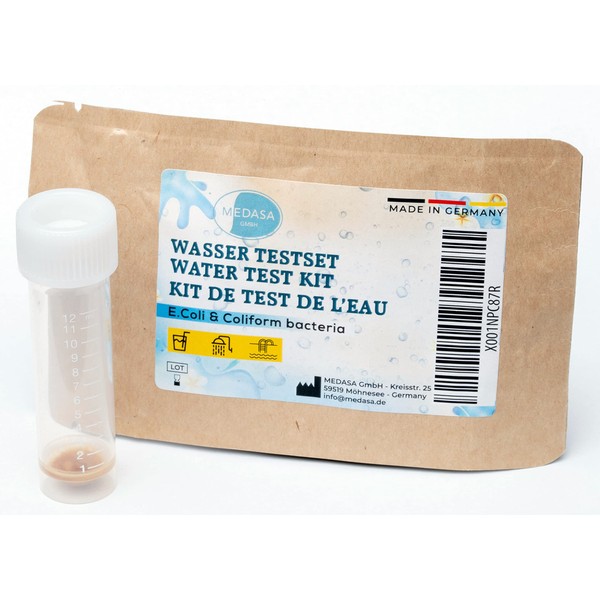 Medasa Water Test for Coliform Bacteria E.coli Test in Drinking