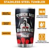 MYMISOR Boxing Tumbler For Boxing Lovers Stainless Steel Cup Touch