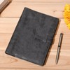 Wonderpool Leather Diary 6 Ring Binder Folder Organiser with Dotted