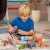 Learning Minds Set of 8 Jumbo Jungle Animal Figures -