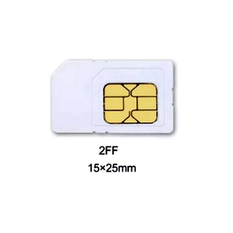 Unbranded Blank 4G LTE GSM SIM Card - Nano/Micro/Min