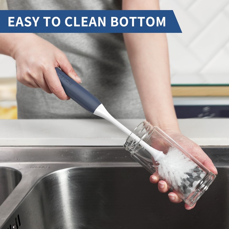 ROSEOK Long Handle Water Bottle Brush,Flexible Bottle Brush for Cleaning
