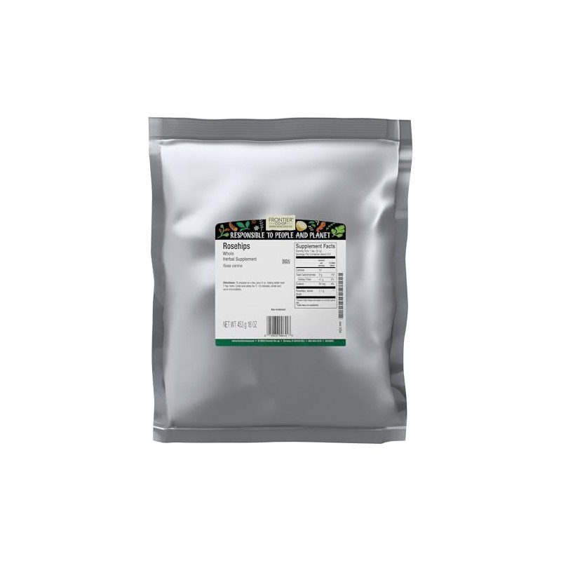Frontier Co-op Whole Rosehips, 1 lb | Dried Rose HIPS