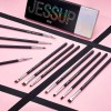 Jessup Kit 11pcs De Brochas Delineadores De Ojos,t324