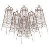 Panacea Rustic Wire Garden Cloches, Set of 6 – 20"