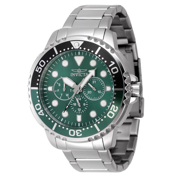 Invicta Pro Diver Men 48mm Stainless Steel Steel Green dial