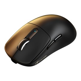 ATTACK SHARK V5 Wireless Gaming Mouse with 42000 DPI -PAW3950 MAX Sensor -55g Ultra-Lightweight-Nordic 52840 MCU,Wired/BT/2.4GHz Wirelss Programmable Mouse for PC/Mac (Black Sticker)