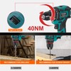 354 In-lbs Cordless Drill Driver for Makita 18V Battery, 3/8"