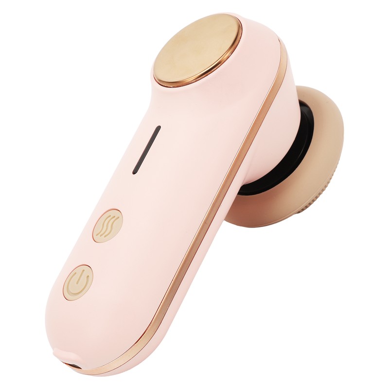 Face Massage Device Brush 3 Gear Adjustable Silicone Heads Heating