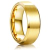 Jstyle Stainless Steel Rings for Men Women 8MM Wedding Band