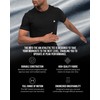 INTO THE AM Athletic Workout Shirts for Men Fitted Gym