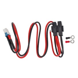 CARBBIA 4Pin 12AWG 12V 3A DC Power Supply Cord Cable Short Wave Power Adapter Compatible with Yaesu FT450D FT950 FT891 FT991 FTDX1200 FTDX3000 IC7000 IC7100 IC7610 IC7300 TS480SAT TS590SG TS890s