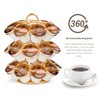 Coffee Pod Holder, K Cup Holders Carousel Organizer ,27 Coffee