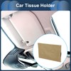 INFINAUTO Car Tissue Holder, Auto Sun Visor Napkin Holder, Car