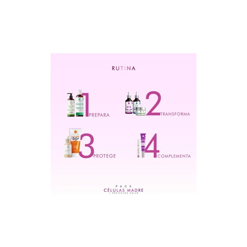 Kit Pureza Natur Protector Solar Kit Celulas Madre Serums