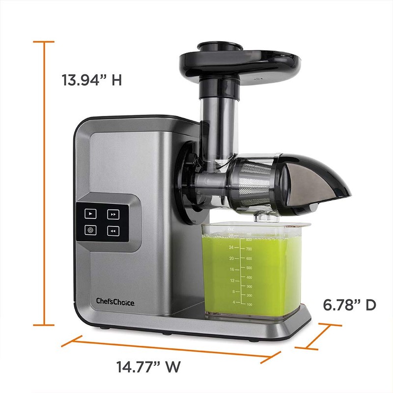 Chef’sChoice Juicer Cold Press Masticating with Quiet Motor Digital Controls