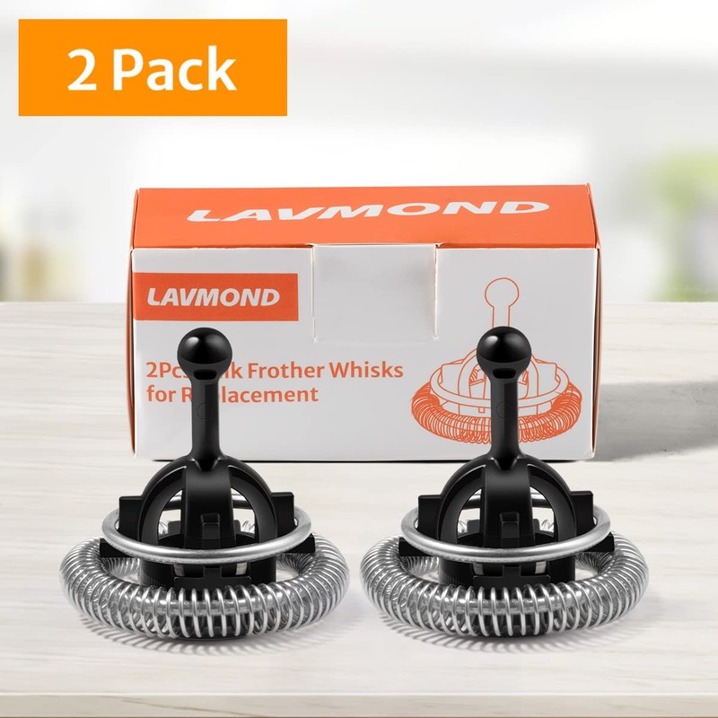 Whisks Compatible with Nespresso Aeroccino 3/4/Plus Milk Frother Replacement, 2