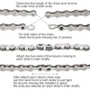 Bicycle Chain Quick Link Connector Set, 5 Pairs, Compatible with