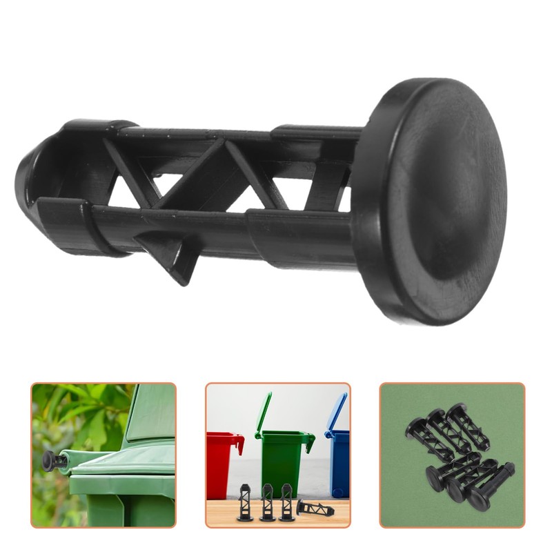 BESPORTBLE 6 Pcs Outdoor Plastic Trash Can Lid Replacement Universal