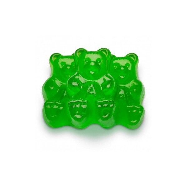 FirstChoiceCandy Gummy Bears (Green Apple, 2 LB)