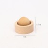 2 Pieces Wooden Essential Oil Diffusers Round Ball Aromatherapy Diffuser
