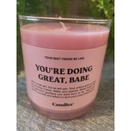 Candier Deal! $20 You're Doing Great Babe Candle
