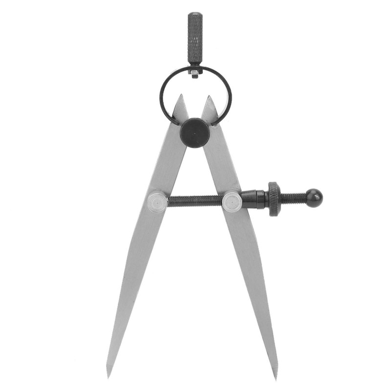 Cold Needle Compass, 105 mm Steel Compass, for Drawing Circles,