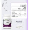 Tri Triptofano Puro 400 Triptófano Lisina Vitamina 100 Cápsulas Suplementos
